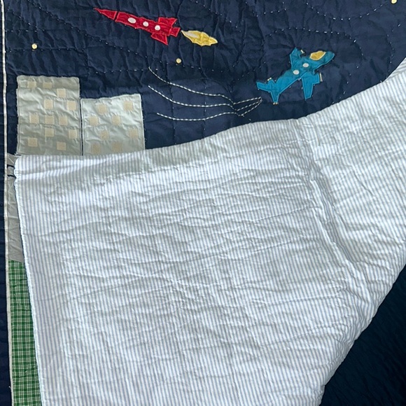 Retired Toddler quilt + sheets/bed skirt. - Picture 3 of 5